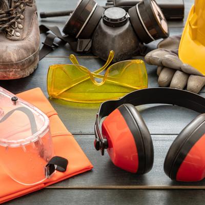 Decorative image - close up on construction workers PPE (iStock: Rawf8)