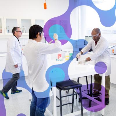 Students in a lab