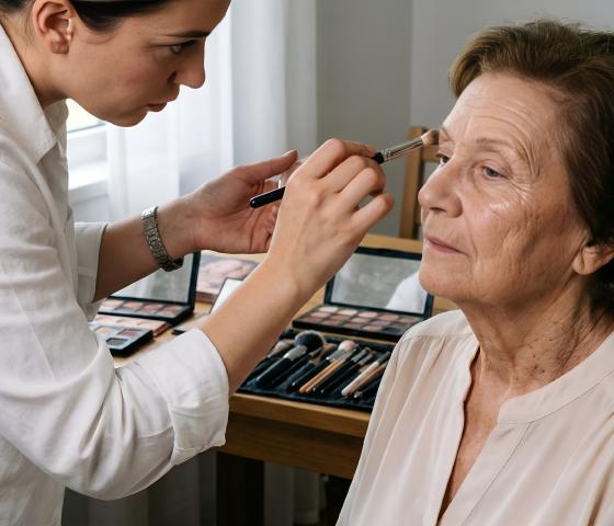 Decorative image - Applying makeup - Adobe Stock