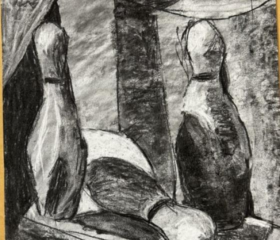 Decorative image - Drawing of bowling pins - NMTAFE