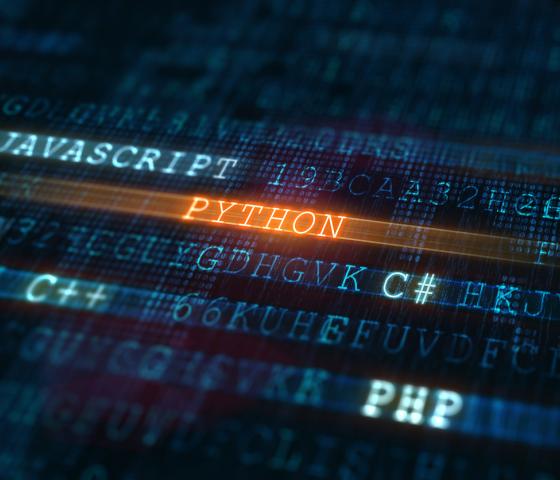 Decorative image - Programming using python - Istock