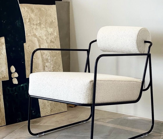 Decorative image - upholstered arm chair