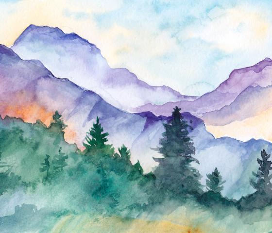 Decorative image - Painting with water color (iStock)