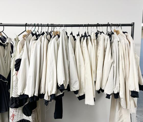 Decorative image - Bomber jackets on hanger