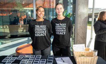 NAIDOC Week two students smiling
